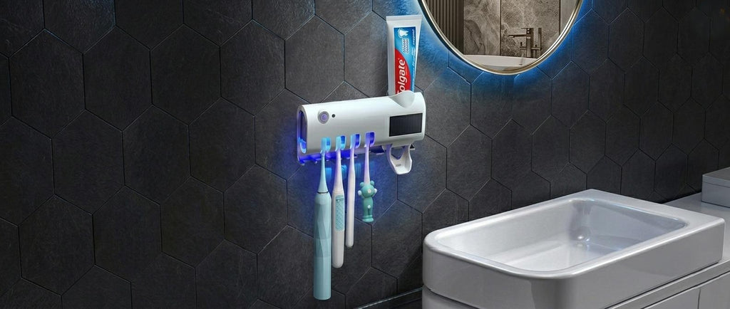 Dispensador y Esterilizador Cepillos UV