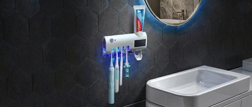 Dispensador y Esterilizador Cepillos UV